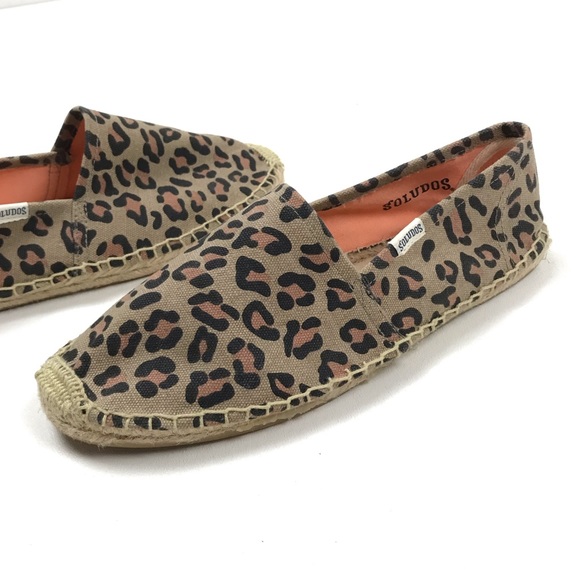 soludos leopard print espadrilles